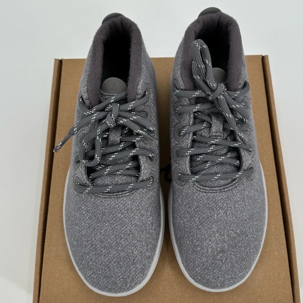 Allbirds New In Box Women’s Merino Wool Runner-Up Mizzle Sneakers in Gray Size 9